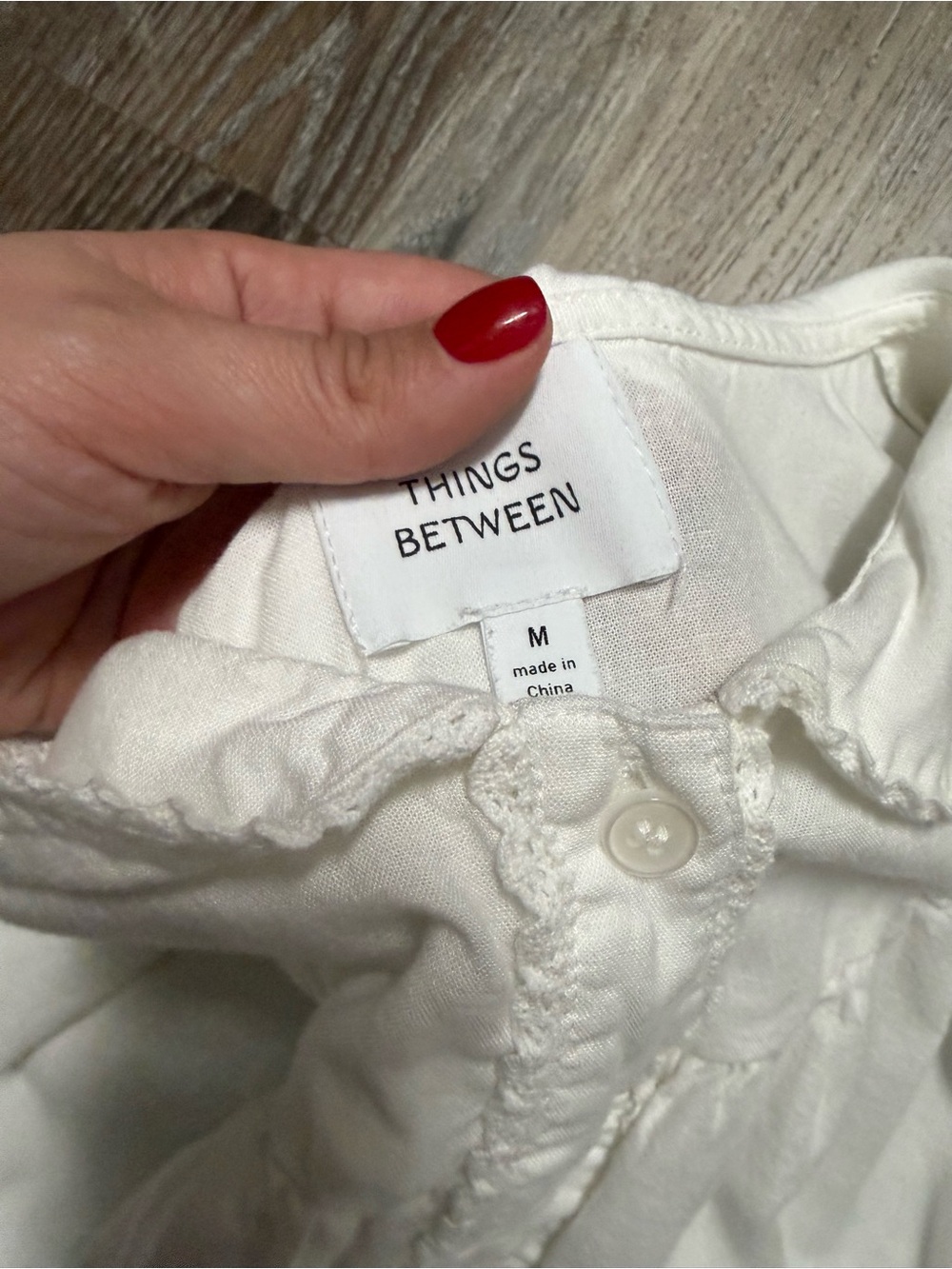 White Peter Pan Collar Blouse - Picture 5 of 5